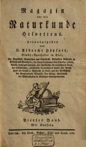 Ueber die Klassifikation der Fossilien in einem Schreiben des Herausgebers an Herrn Dr. Karsten in Halle
